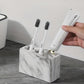 Modern Beton Diş Fırçalık | Elektrikli Fırça ve Macun Standı Banyo Organizeri