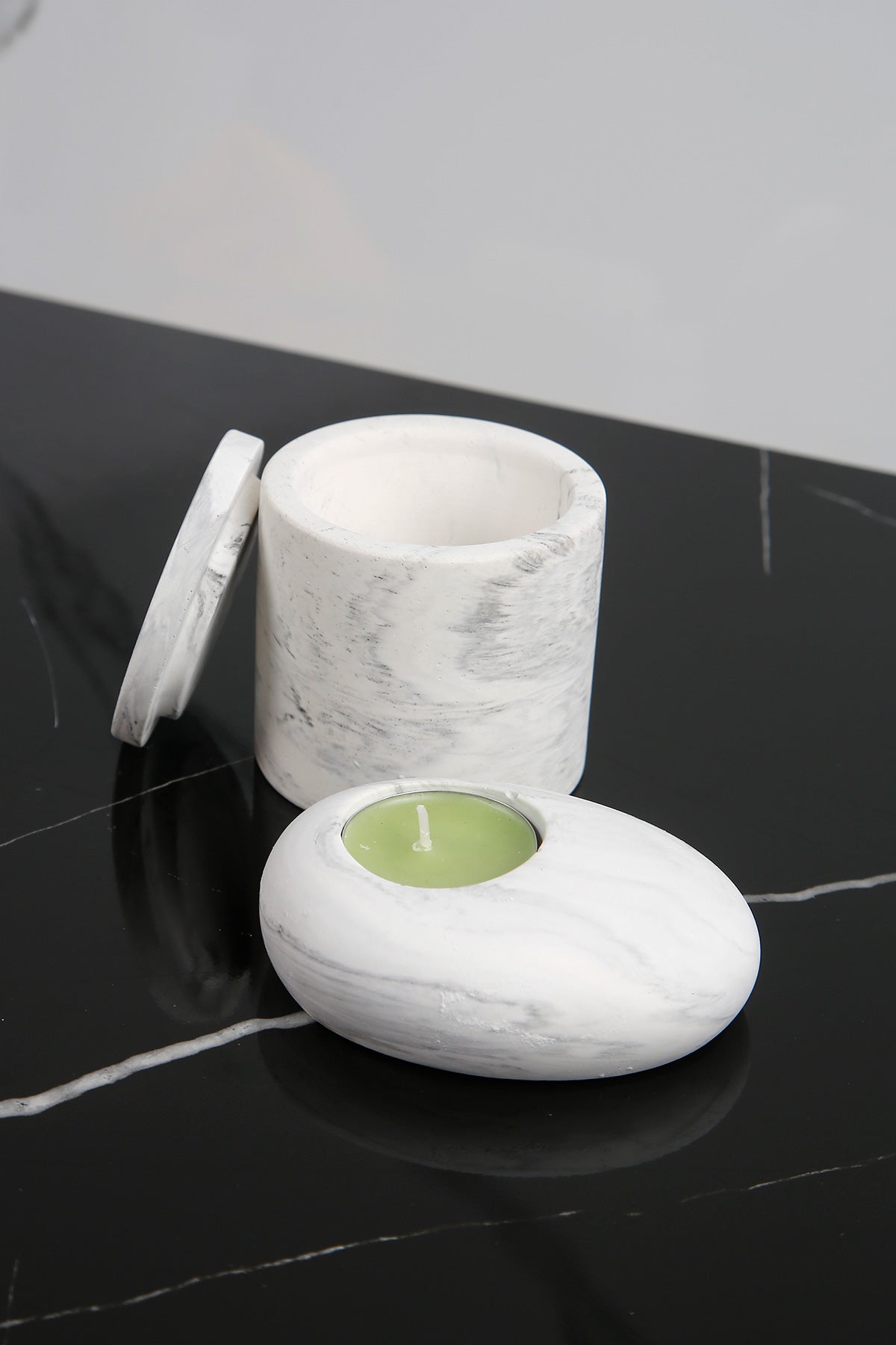 Marble Serisi Banyo Seti Beton
