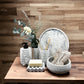 Mermer Desen Beton Banyo Seti