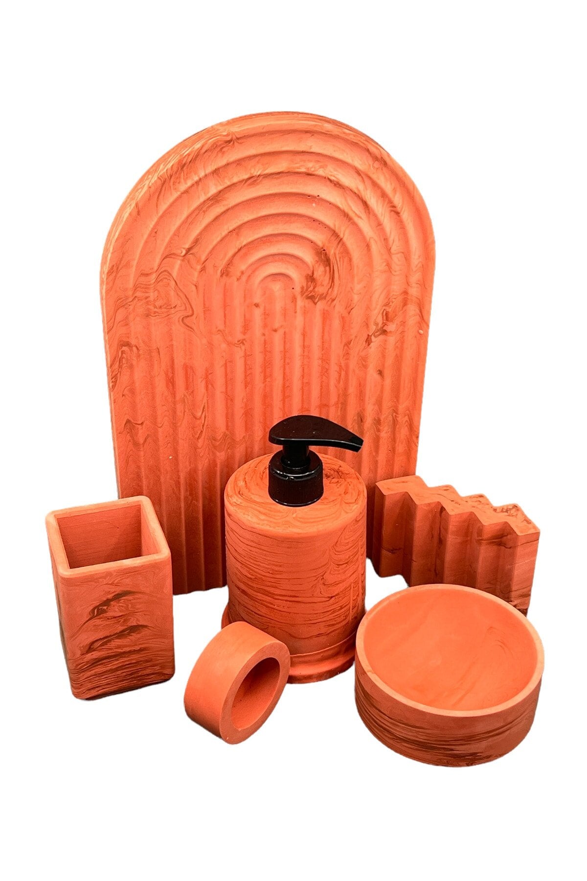 Terracotta Archade Banyo Seti
