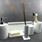 Beyaz Beton Banyo Seti