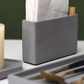 Dekoratif Beton Peçetelik ve Kürdanlık
